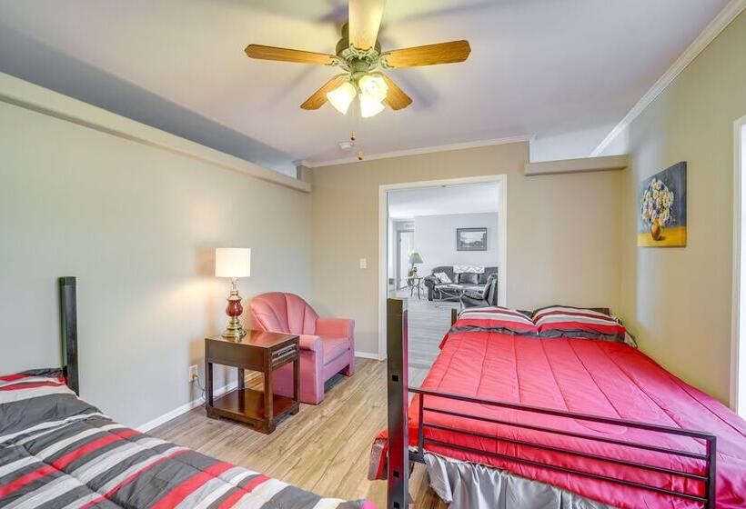 Pet Friendly Checotah Home W/ Deck & Lake Views!