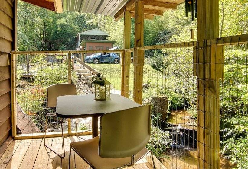 Pisgah Forest Cabin W/ Mountain + Waterfall Views!