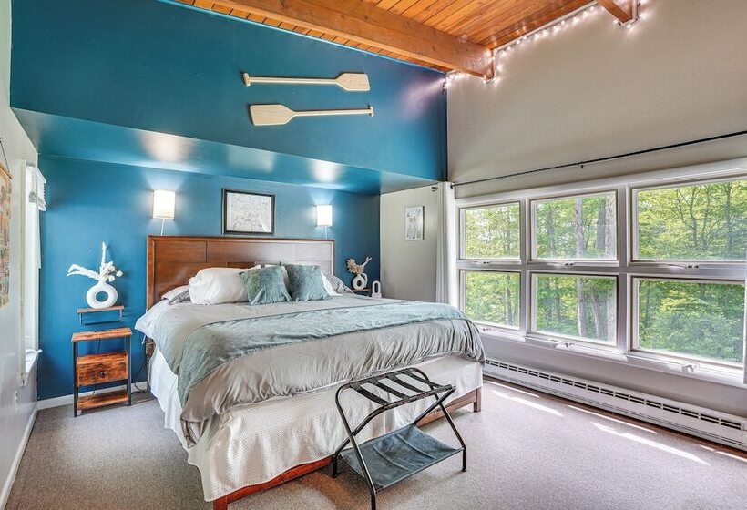 Alpine House  Modern Delevan Cabin On 2 Acres