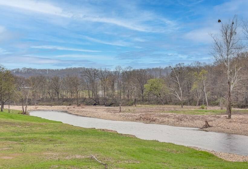 Riverfront Arkansas Abode W/ Deck & Grill!