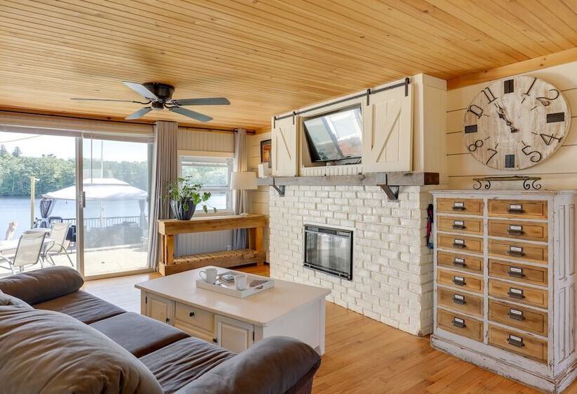 Riverfront New Hampshire Cottage W/ Boat Dock