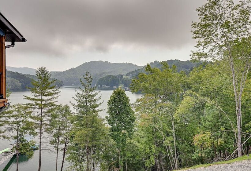 Scenic Bryson City Retreat W/ Direct Lake Access!