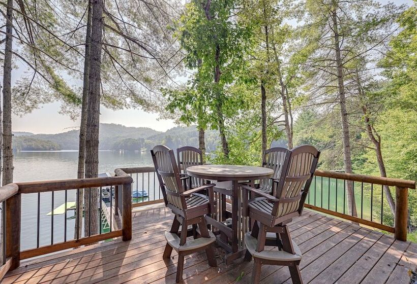 Scenic Bryson City Retreat W/ Direct Lake Access!