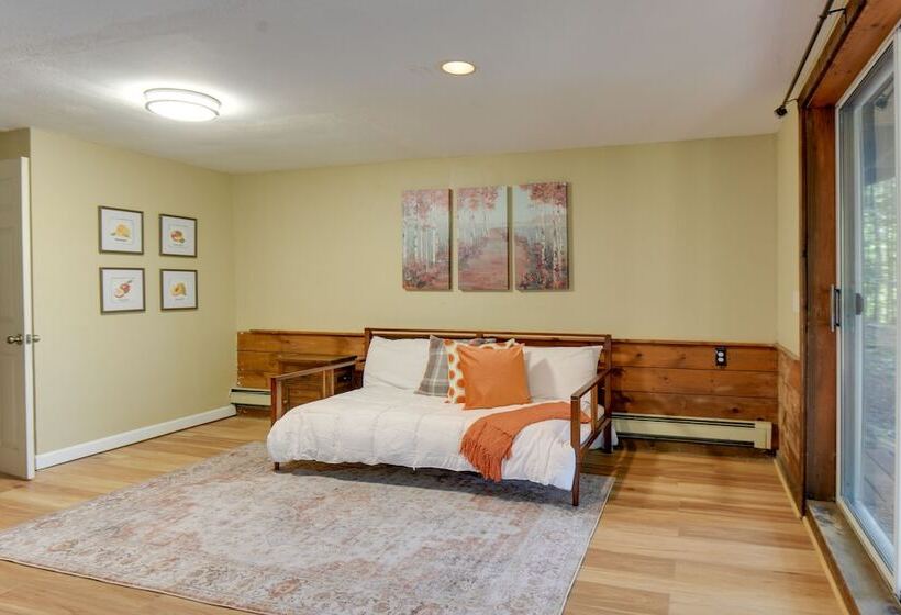 Waterfront New Durham Retreat: Swim Dock, Fire Pit