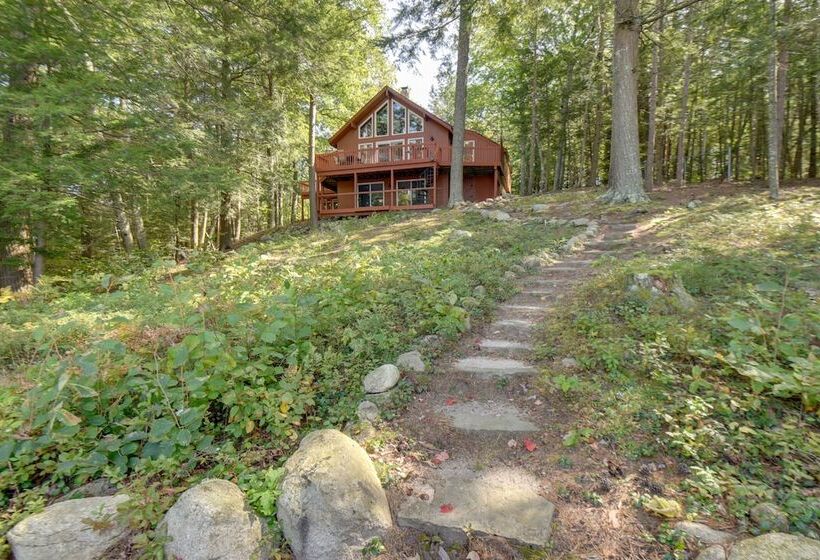 Waterfront New Durham Retreat: Swim Dock, Fire Pit