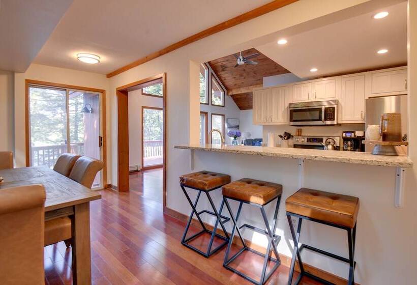 Waterfront New Durham Retreat: Swim Dock, Fire Pit