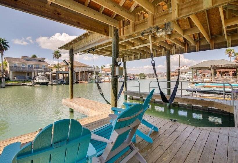 Waterfront Port Isabel Home W/ Private Boat Dock!