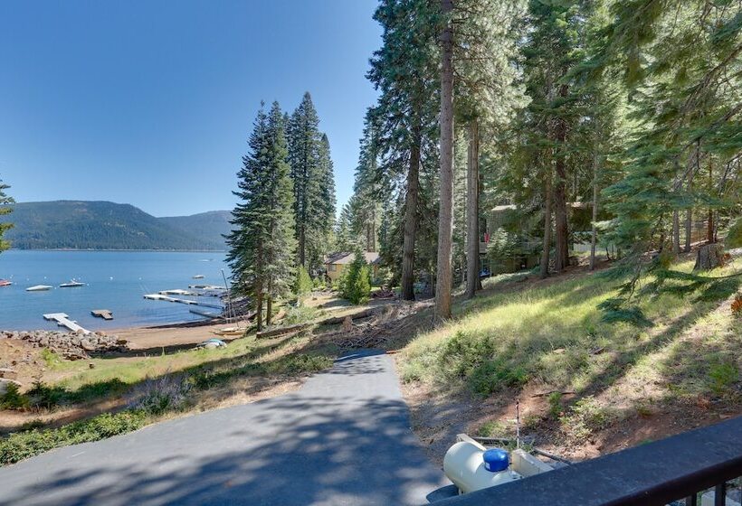 Westwood Lakefront Cabin W/ Hot Tub & Boat Dock!