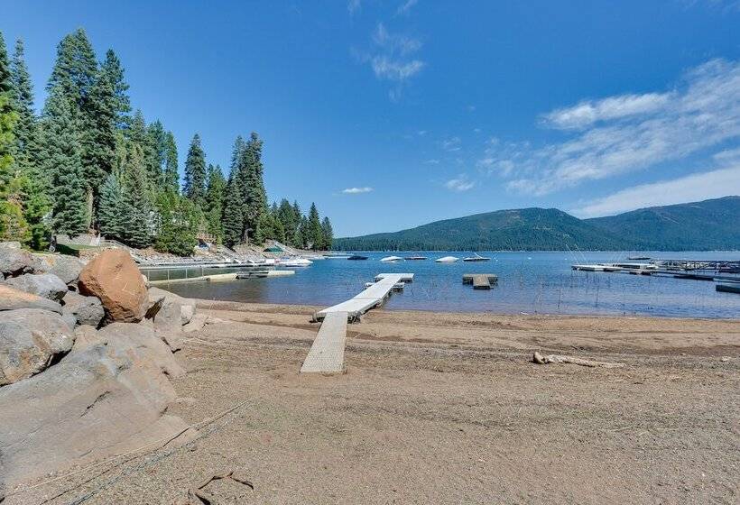 Westwood Lakefront Cabin W/ Hot Tub & Boat Dock!