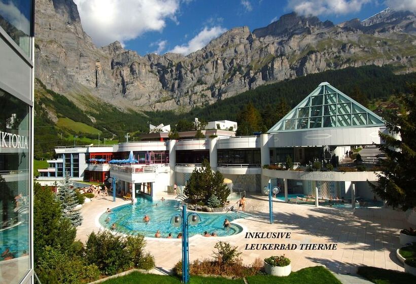 호텔 Viktoria Leukerbad Therme