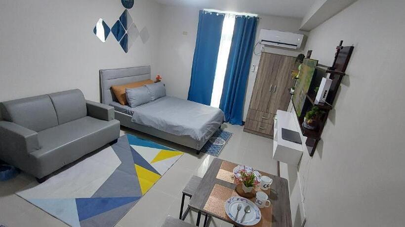Dracarys Place 2 Condo With Balcony Unlimited Wifi Lapulapu City View