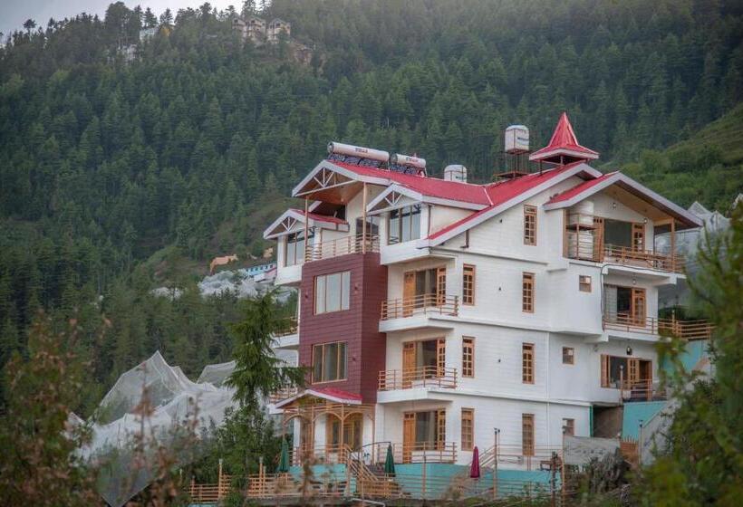 ホテル Wood Crista Kufri Near An Apple Orchard