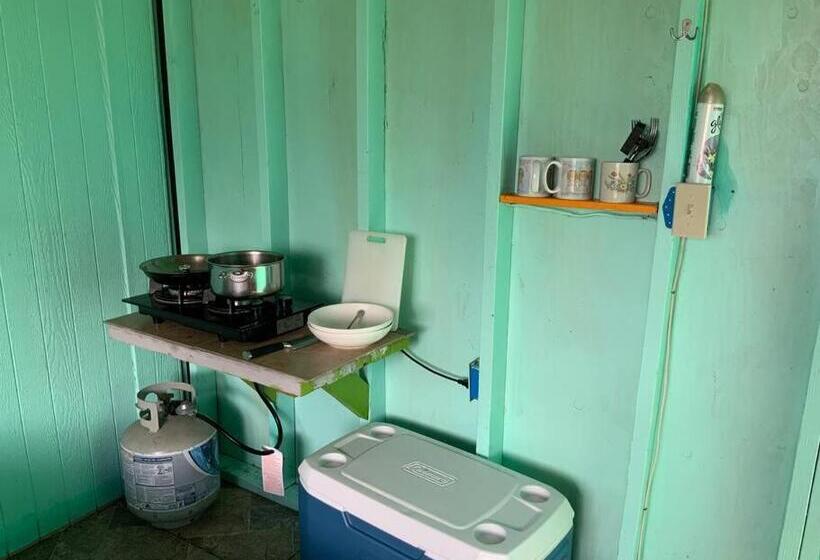 بنسيون Simple Rustic Studio Deluxe Bed In Tropical Fruits Garden