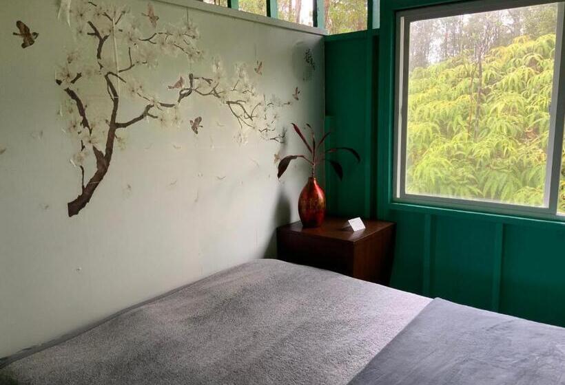 بنسيون Simple Rustic Studio Deluxe Bed In Tropical Fruits Garden