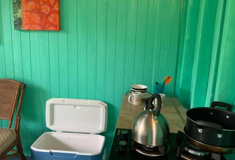 بنسيون Simple Rustic Studio Deluxe Bed In Tropical Fruits Garden