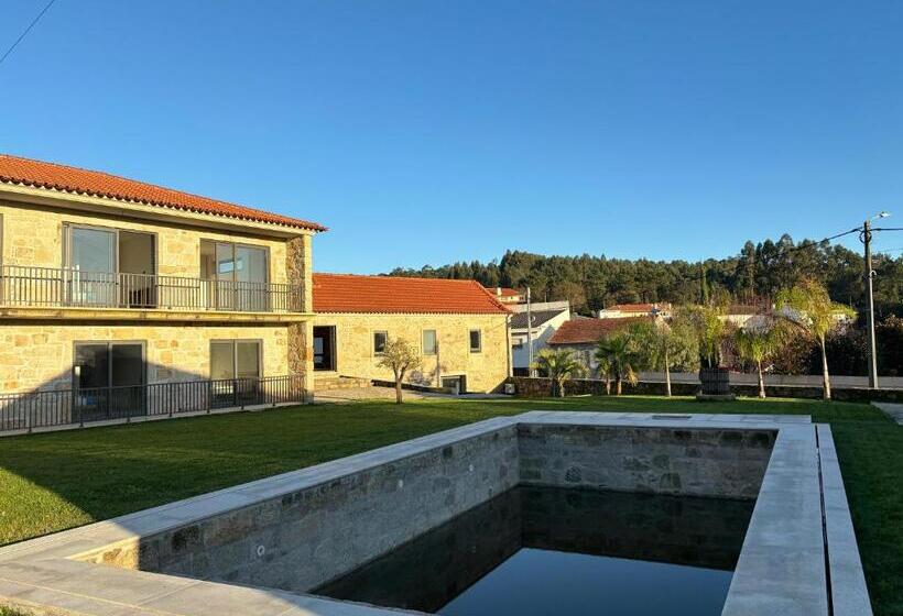 ベッドアンドブレックファースト Paços Do Douro, Chambre Privée Avec Piscine