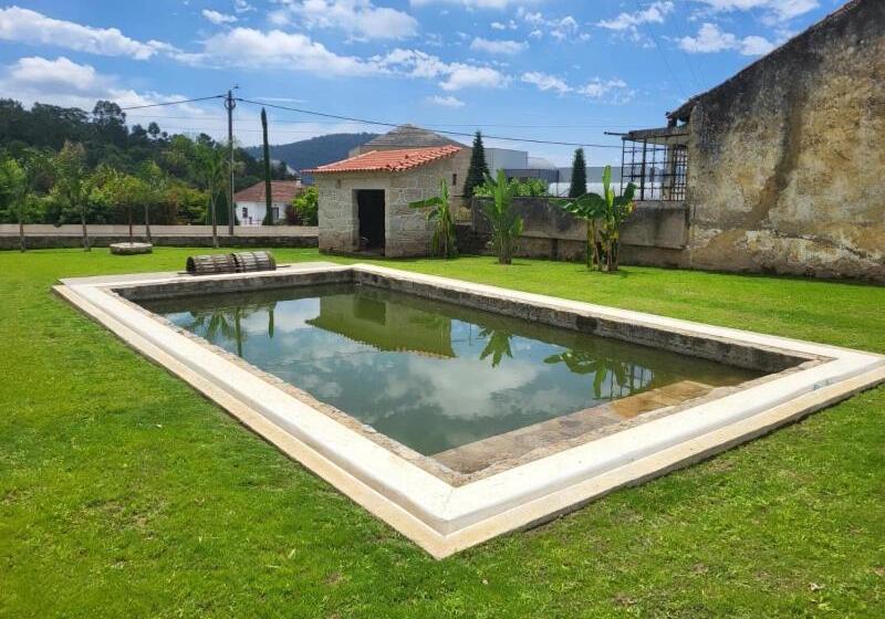 ベッドアンドブレックファースト Paços Do Douro, Chambre Privée Avec Piscine