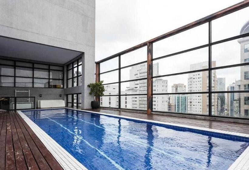 Flat Duplex Com Serviço De Camareira E Enxoval Completo   Ao Lado Do Parque Ibirapuera