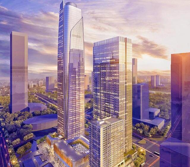 ホテル Raffles Executive Apartment   Guangzhou Huijin International Finance Center, Keyun Road Metro Statio