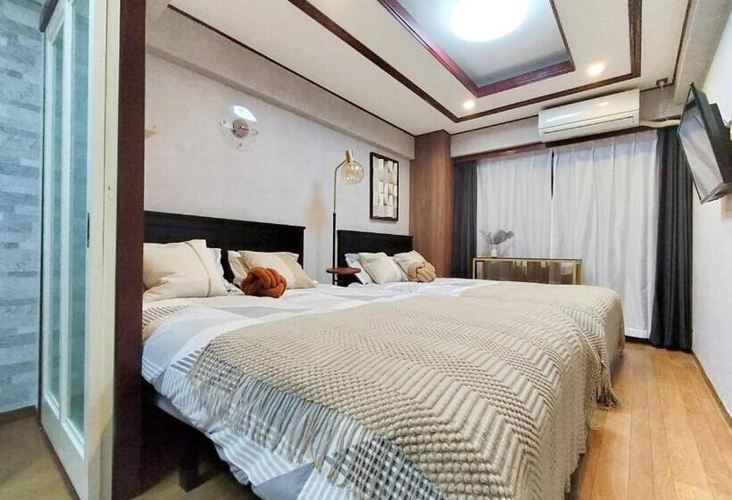 D35新宿最中心 東新宿站5分 Shinjuku Center 5 Mins To Station, Max 4p 新宿 涉谷 表参道 池袋 上野 代代木 银座 原宿