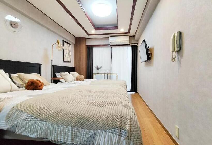 D35新宿最中心 東新宿站5分 Shinjuku Center 5 Mins To Station, Max 4p 新宿 涉谷 表参道 池袋 上野 代代木 银座 原宿