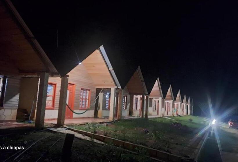 ホテル Cabañas La Frontera Tziscao
