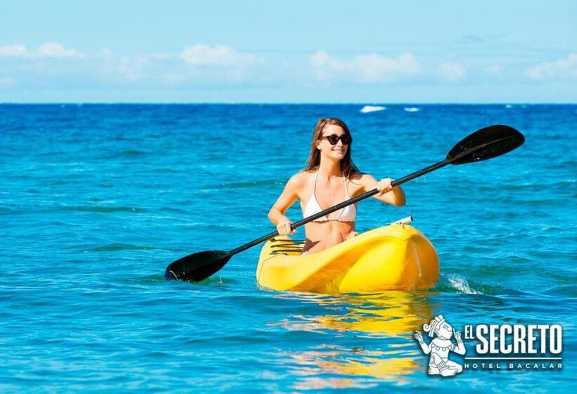 ホテル Secreto Bacalar Frente A La Laguna   Todo Incluido