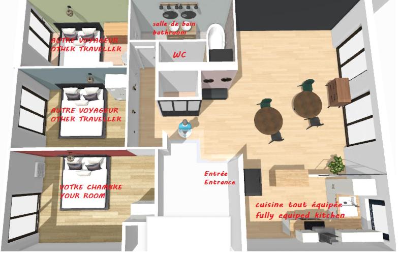 بنسيون Maison Des Voyageurs Cerise   Paris Orly