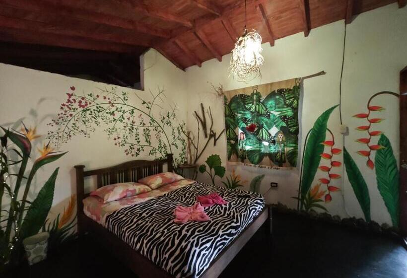 בית מלון כפרי Eco Hostal Tierra De Agua Y Fuego