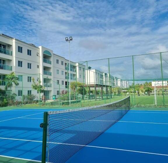 Escape Para O Paraiso Flat Palm Village Acqua, A Passos Das Praias Do Cupe E Porto De Galinhas