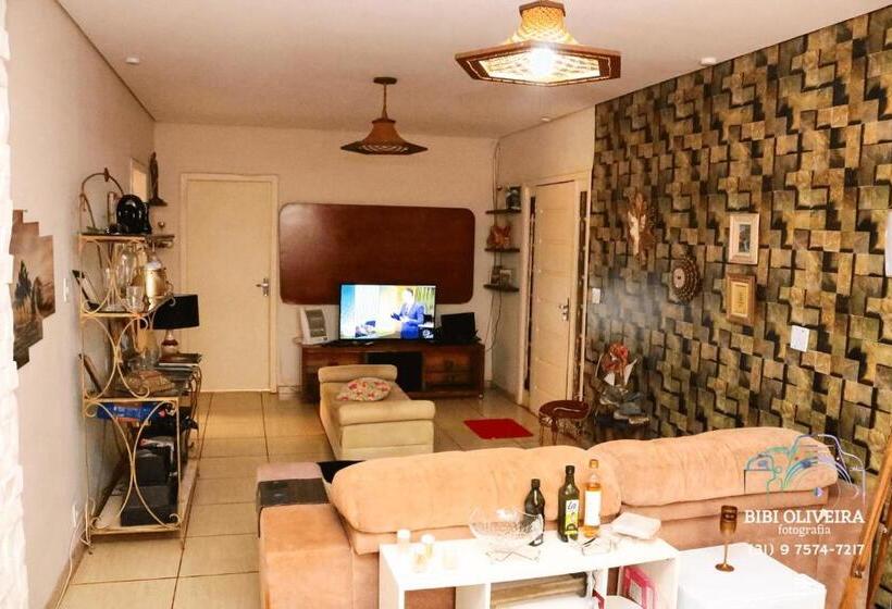 Pension Quarto Duplo Em Casa Com Piscina Bh Próx. Savasssi