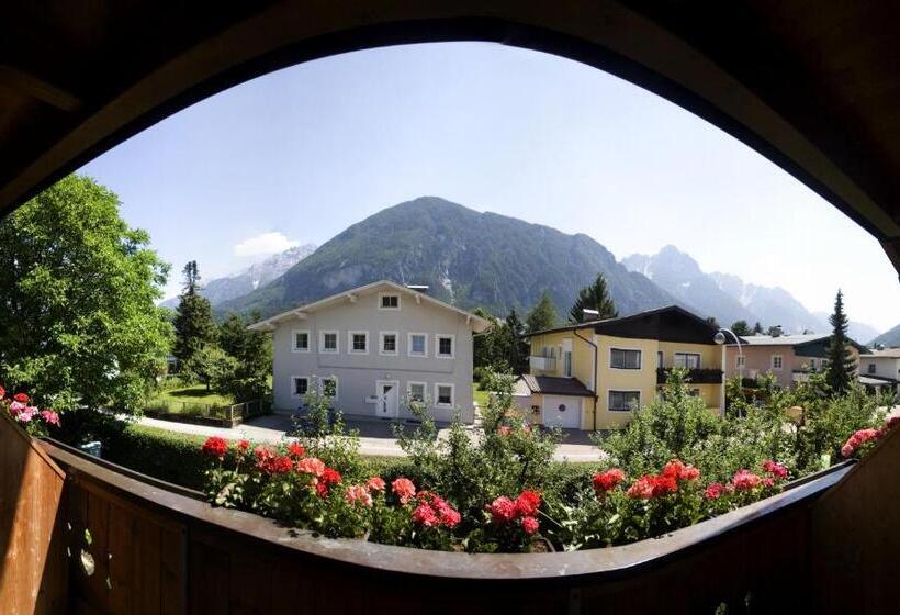 酒店 Ferienwohnungen Haus Schett