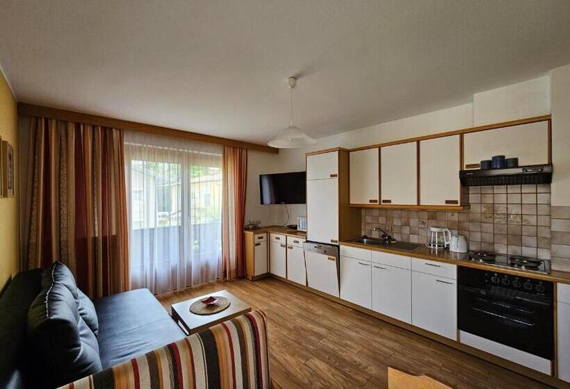 酒店 Ferienwohnungen Haus Schett