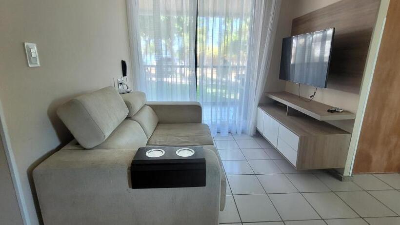 Flat Térreo 2 Quartos Resort Marulhos B101 Muro Alto Porto De Galinhas