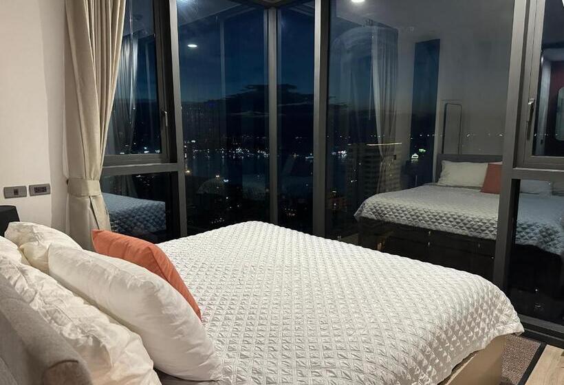 503 Edge芭提雅25层正海景大二房二厅二卫, 沙滩+步行街+购物中心