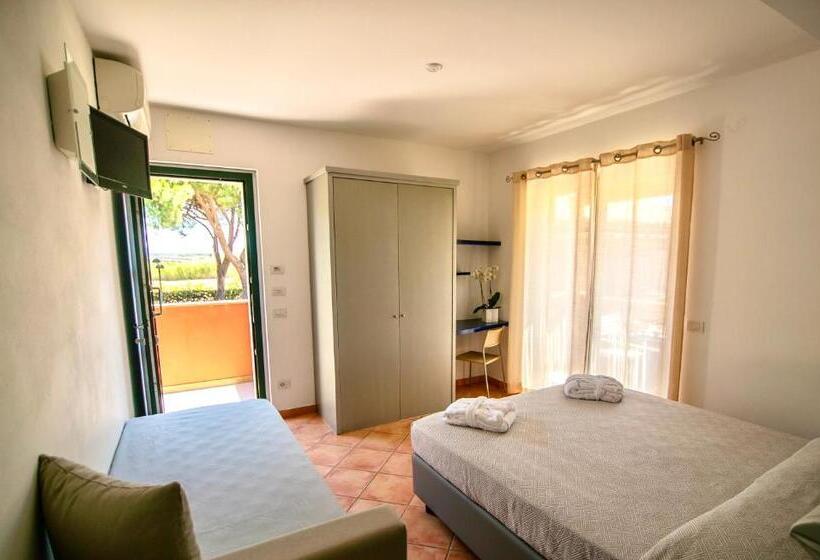 Residence With Private Beach In Albinia, Just 100 Meters From The Sea