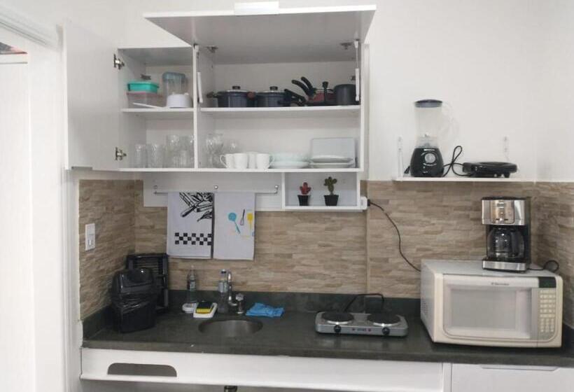 Flat São Vicente 5 Minutos Da Praia