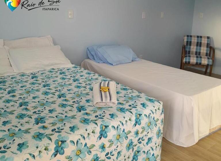 הוסטל Pousada Raio De Sol   Ilha De Itaparica  Catu á 150 M Da Praia