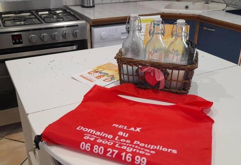 צימר Chambres D Hôtes Et Cuisine Commune, Domaine Les Peupliers, Lagnes