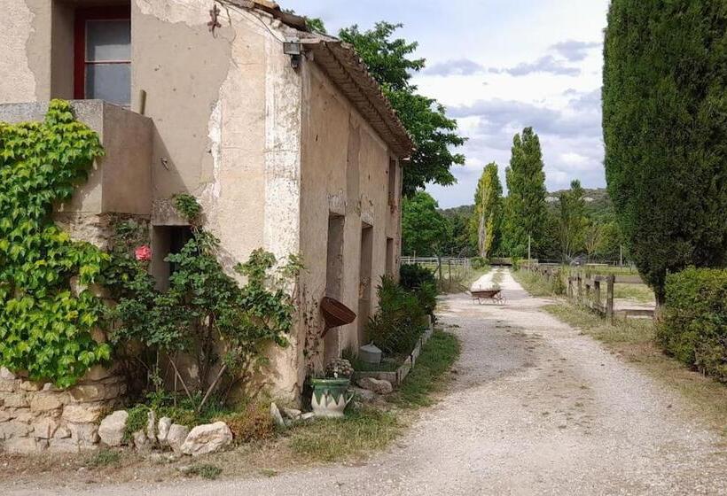 住宿加早餐  Chambres D Hôtes Et Cuisine Commune, Domaine Les Peupliers, Lagnes