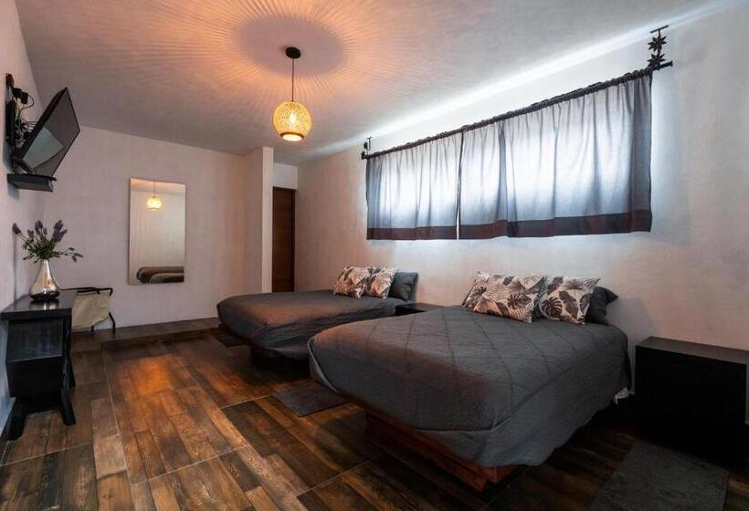 ペンション Casa Tizates Laguna N Habitación Doble