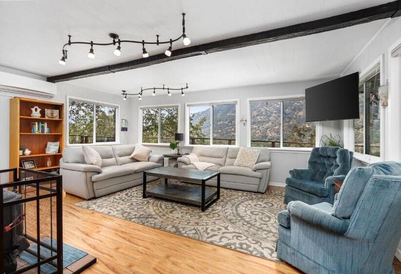 بنسيون Views, Hot Tub, Outdoor Shower, 15m From Sequoia