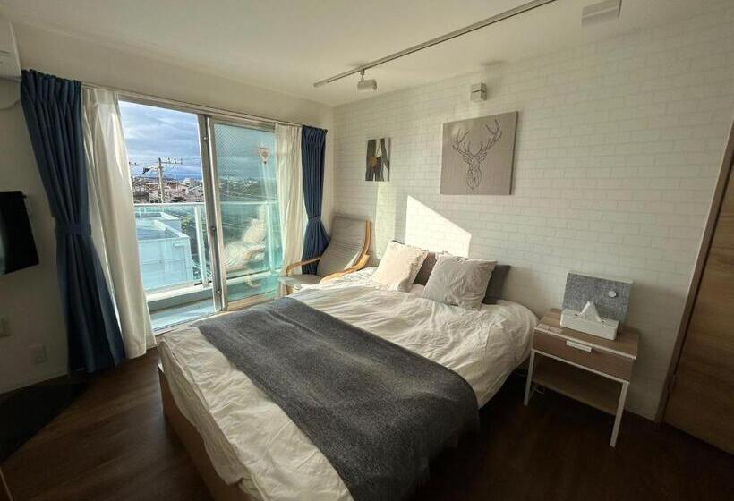 湘南 鹄沼海岸边整套公寓独立卫生间及厨房 海景房近江之岛水族馆