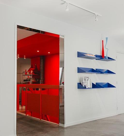 مبيت وإفطار Chambre Arty Chez Minuit Deux