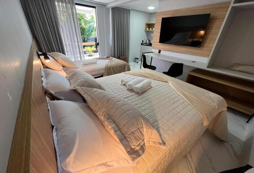 酒店 E Cabanas Perau Quartos