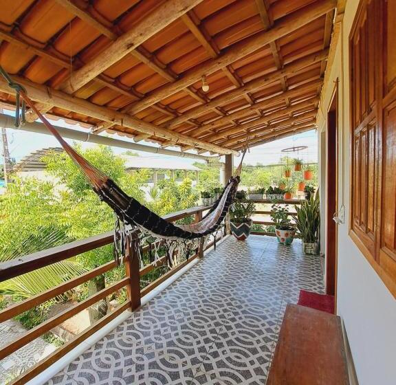 הוסטל Itaúnas Pousada Nossa Palhoça