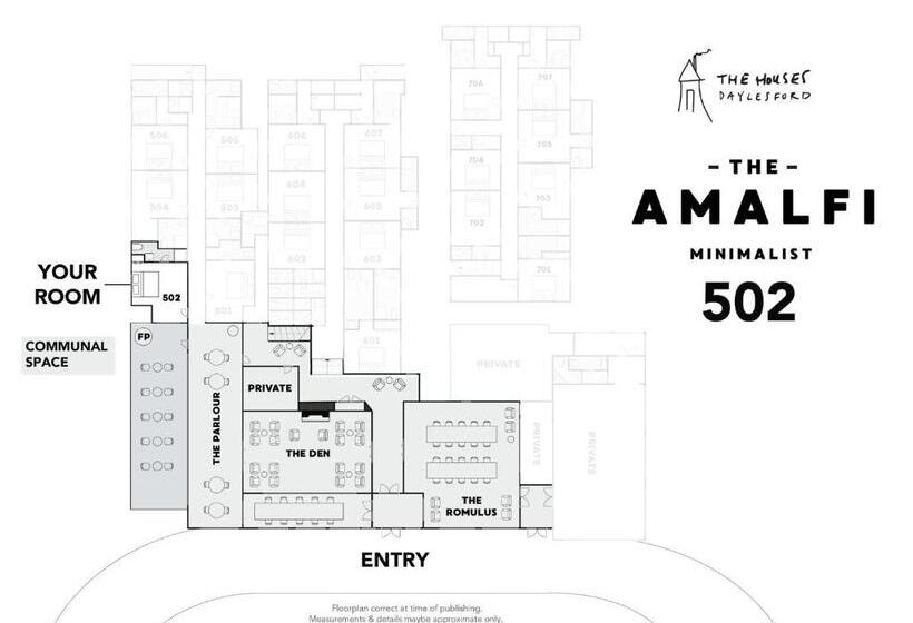 Мотель The Amalfi Minimalist Room T