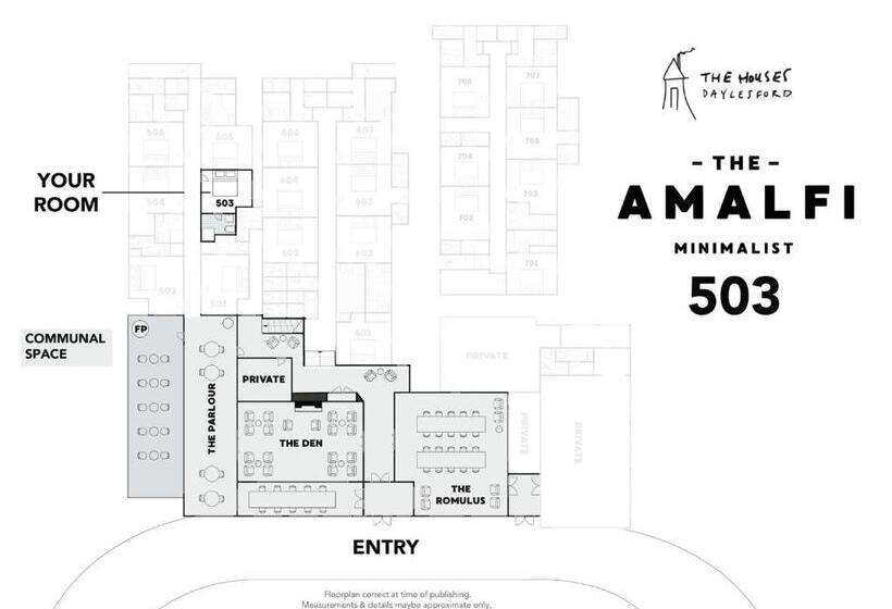 モーテル The Amalfi Minimalist Room D
