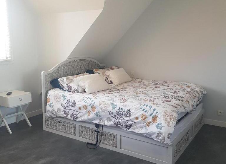 ベッドアンドブレックファースト Chambre Hugues Entre Caen Et La Mer Avec Piscine