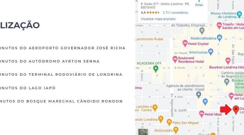 Flat Luxo Premium   Londrina Flat Hotel   43m² #garagemgrátis